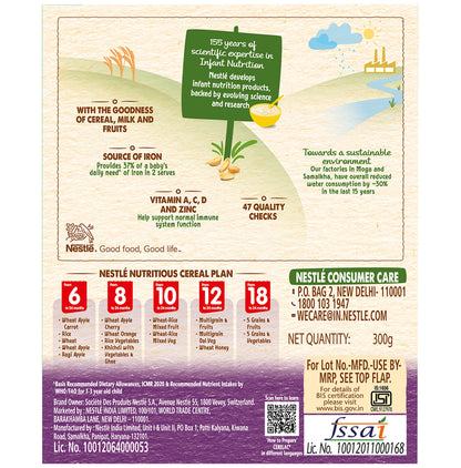 Nestle Cerelac Baby Cereal with Iron, Minerals & Vitamins | From 18 to 24 Months | 5 Grains & Fruits