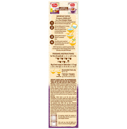 Nestle Cerelac Baby Cereal with Iron, Minerals & Vitamins | From 18 to 24 Months | 5 Grains & Fruits