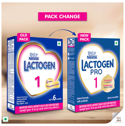 Nestle Lactogen Pro 1, Infant Formula Up To 6 Months With Probiotic And Prebiotics Refill