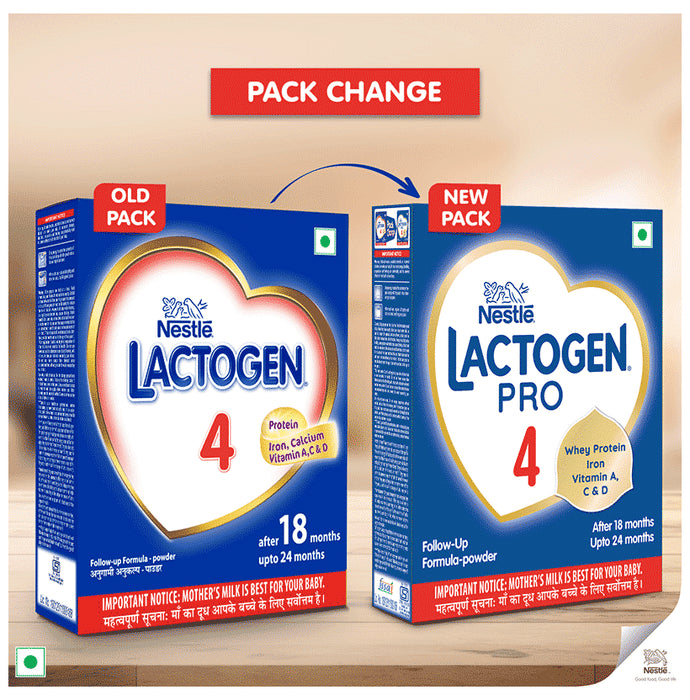 Nestle Lactogen Pro 4, Follow-Up Formula Powder, After 18 Months Up To 24 Months | Powder Refill