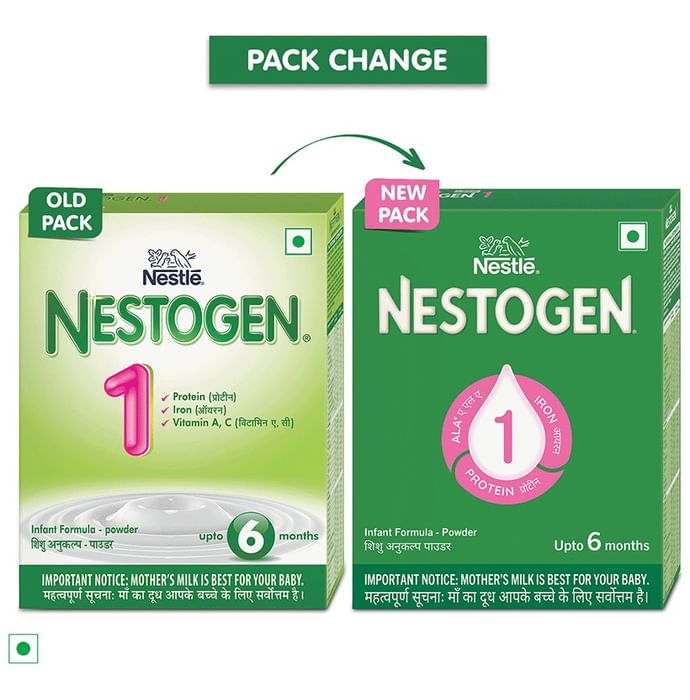 Nestle Nestogen 1 Infant Formula with Protein, Iron, Vitamin A & C | Powder