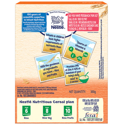 Nestle Nestum Baby Cereal From 10 to 24 Months | Rice Fruits