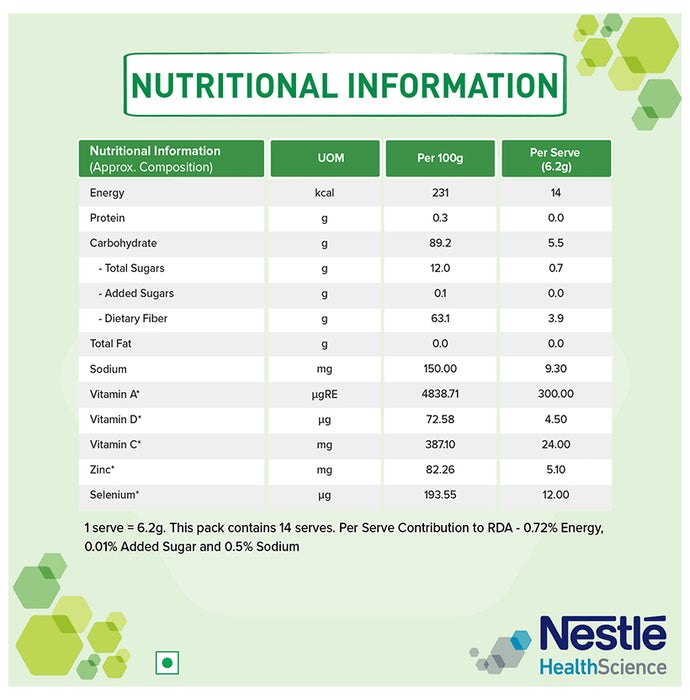Nestle Resource Fiber Choice, Partially Hydrolyzed Guar Gum (PHGG), Prebiotic Fiber + Immunonutrients (6.2gm Each)