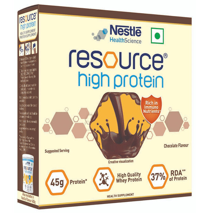 Nestle Resource High Quality Whey Protein | Flavour Chocolate - Classic Derma