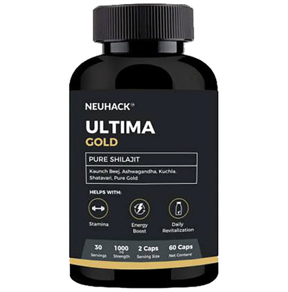 Neuhack Ultima Gold Pure Shilajit Capsule - Classic Derma