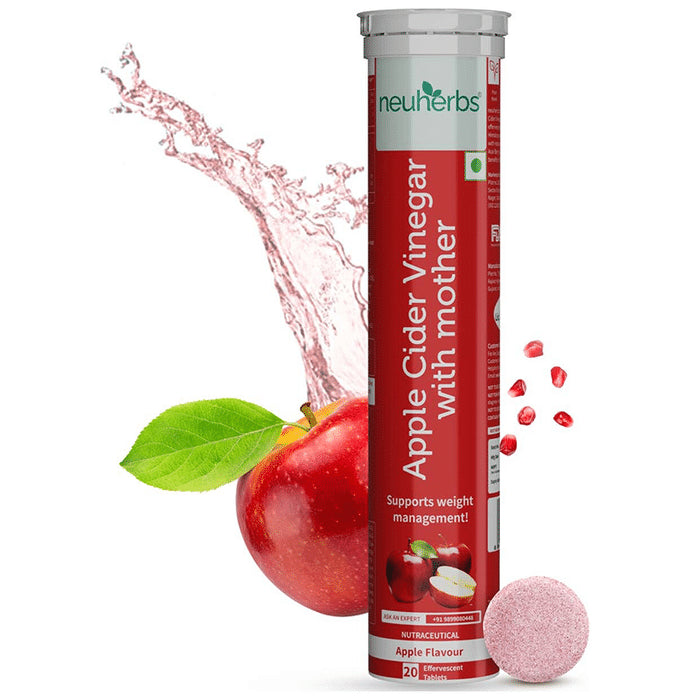 Neuherbs Apple Cider Vinegar ACV with Mother | Effervescent Tablet for Weight Management