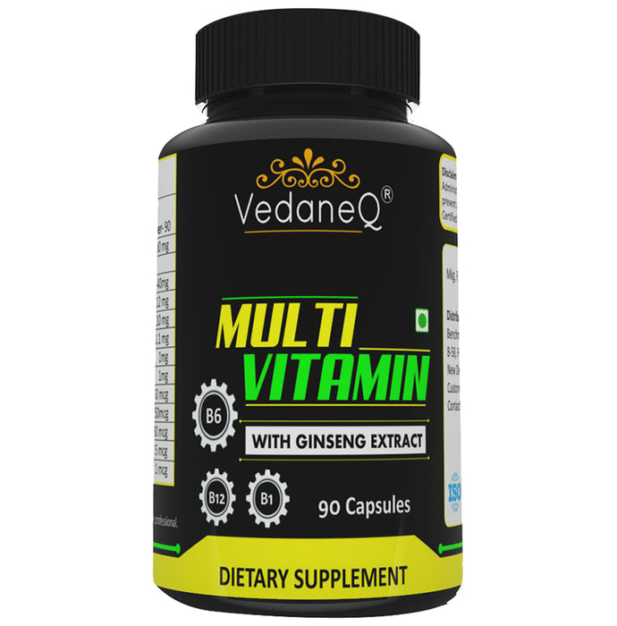 Vedaneq Multi Vitamin with Ginseng Extract Capsule - Classic Derma