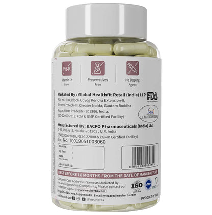 Neuherbs Hair-Skin Vitamins with Hyaluronic Acid | Capsule