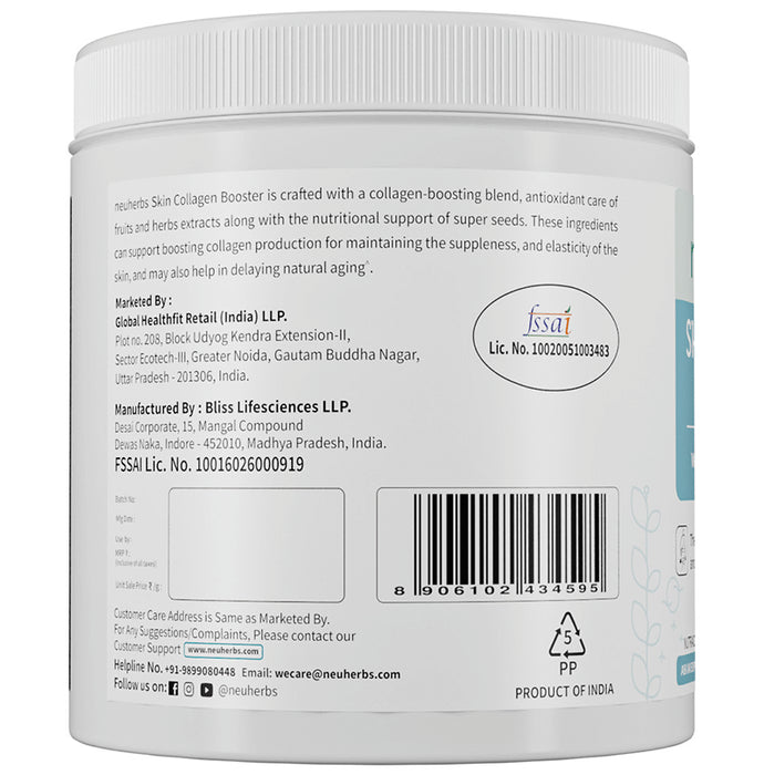 Neuherbs Skin Collagen Booster Powder Mix Fruit