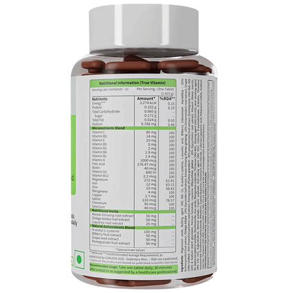 Neuherbs True Vitamin with Antioxidants Blend | For Immunity, Fatigue Reduction & Bones