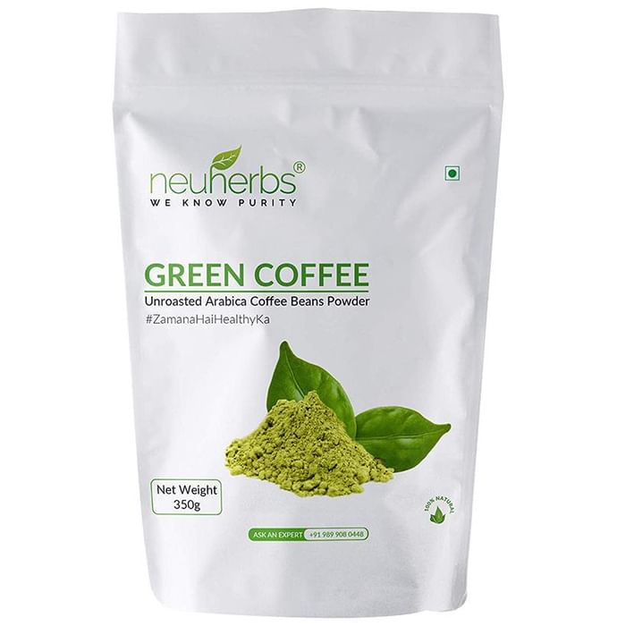 Neuherbs Unroasted Arabica Green Coffee for Weight Management | Gluten Free Organic Powder - Classic Derma
