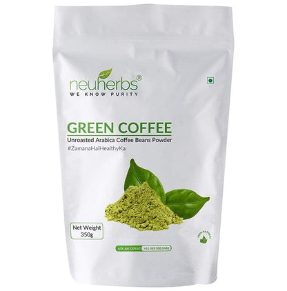 Neuherbs Unroasted Arabica Green Coffee for Weight Management | Gluten Free Organic Powder - Classic Derma