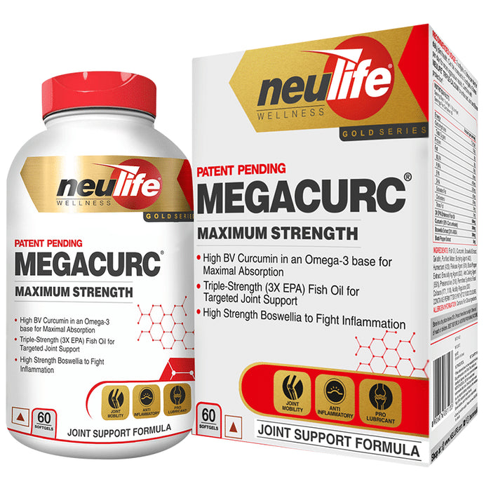 Neulife Megacurc Maximum Strength Softgels - Classic Derma