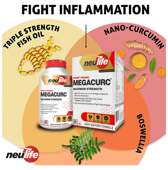 Neulife Megacurc Maximum Strength Softgels