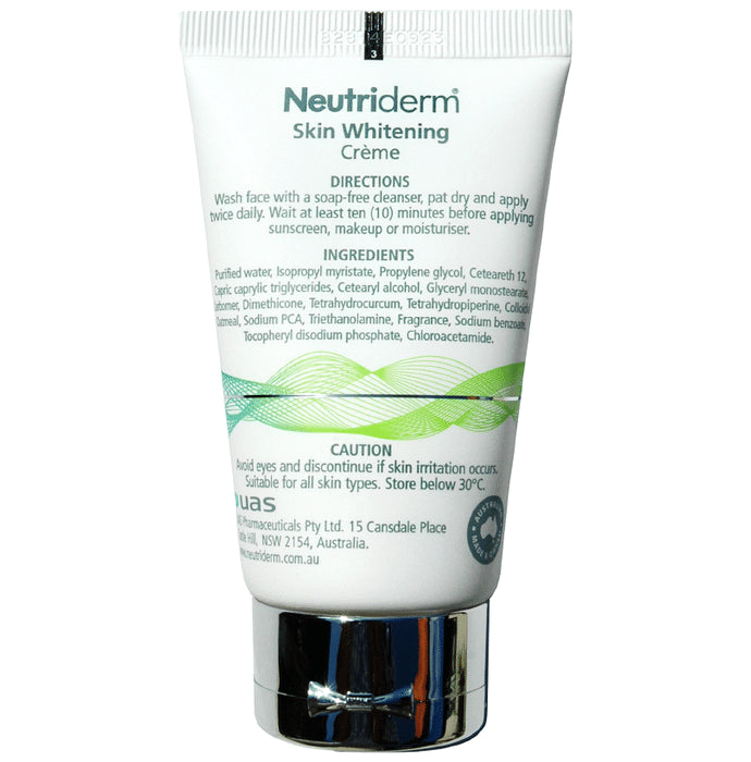 Neutriderm Skin Whitening Creme | Topical Multifunctional Antioxidant | Reduces Dark Spots