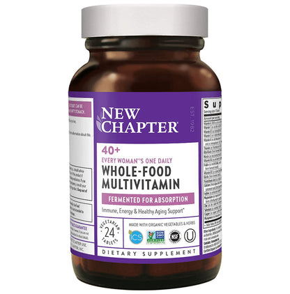 New Chapter 40+ Whole-Food Multivitamin Vegetarian Tablet - Classic Derma