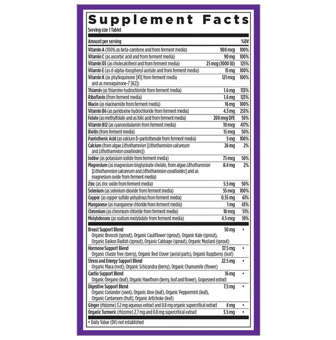 New Chapter 40+ Whole-Food Multivitamin Vegetarian Tablet