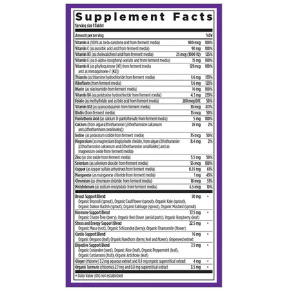 New Chapter 40+ Whole-Food Multivitamin Vegetarian Tablet