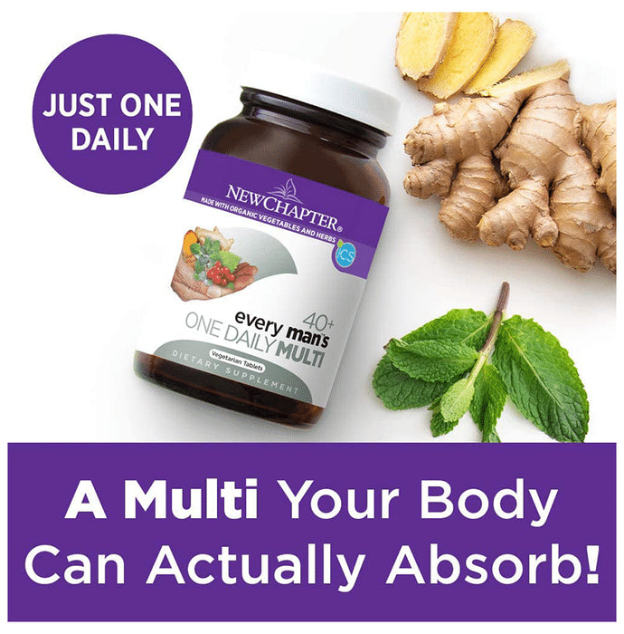 New Chapter 40+Every Man's One Daily Multi Vegetarian Tablet