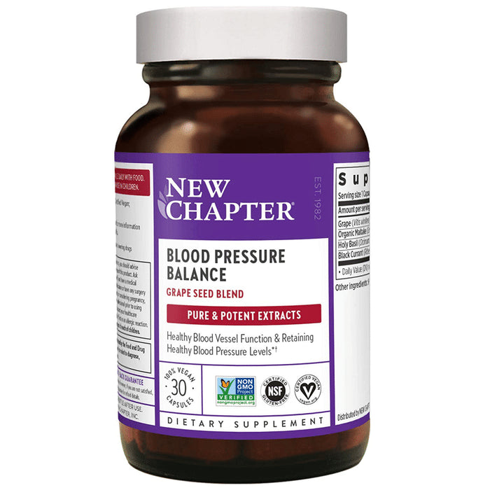New Chapter Blood Pressure Balance Vegan Capsule - Classic Derma