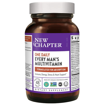 New Chapter Every Man's One Daily Multi Vegetarian Tablet