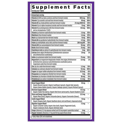 New Chapter One Daily Every Women's Multivitamin 40+ Vegetarian Tablet