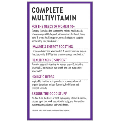 New Chapter One Daily Every Women's Multivitamin 40+ Vegetarian Tablet