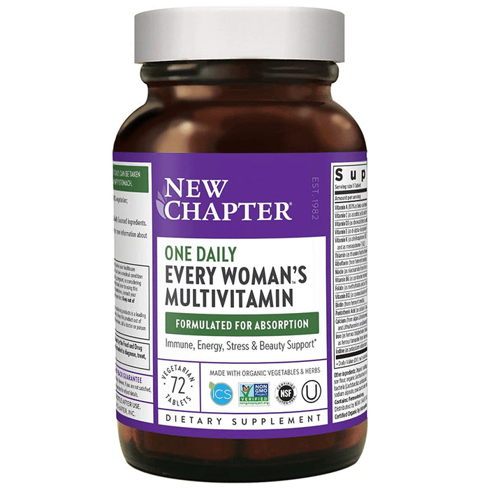 New Chapter One Daily Every Women's Multivitamin Vegetarian Tablet - Classic Derma