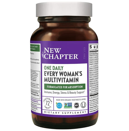 New Chapter One Daily Every Women's Multivitamin Vegetarian Tablet - Classic Derma