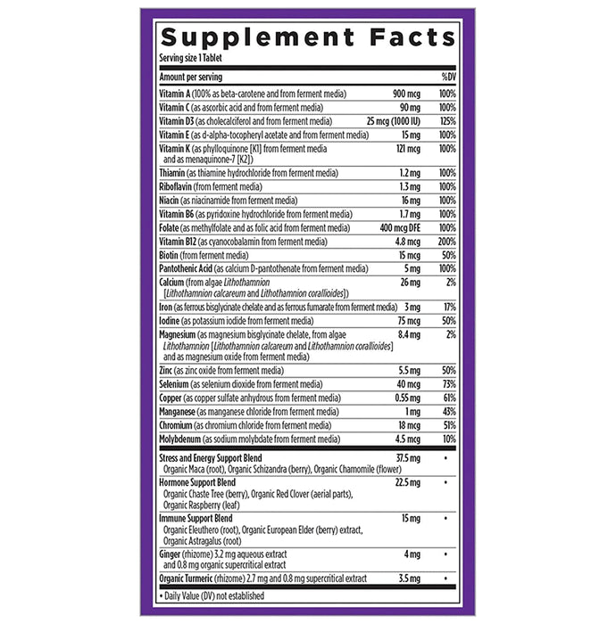 New Chapter One Daily Every Women's Multivitamin Vegetarian Tablet