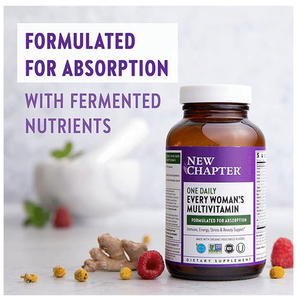 New Chapter One Daily Every Women's Multivitamin Vegetarian Tablet
