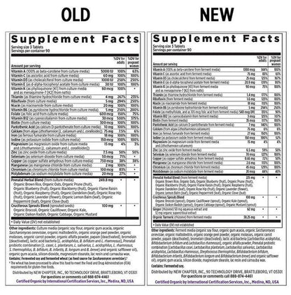 New Chapter Perfect Prenatal Multivitamin Vegetarian Tablet