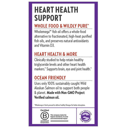 New Chapter Wholemega Fish Oil 1000mg Softgel