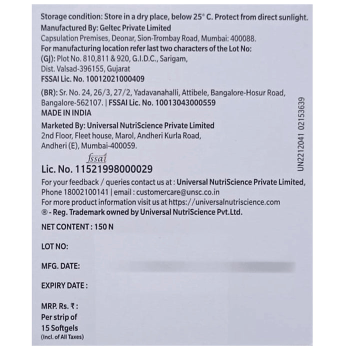 New E-COD Plus, Next Generation Vitamin E Supplement Softgels for Muscle Cramps & NAFLD