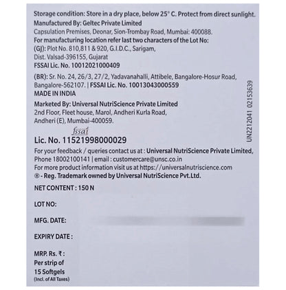 New E-COD Plus, Next Generation Vitamin E Supplement Softgels for Muscle Cramps & NAFLD