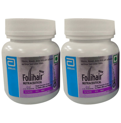 New Follihair Tablet for Hair Strength & Nourishment (30 Each) Gluten Free