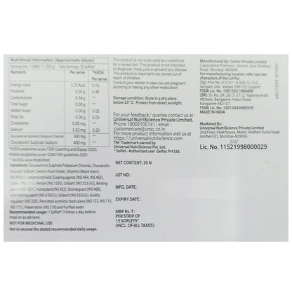 New Freeflex Forte Nutraceutical Soflets