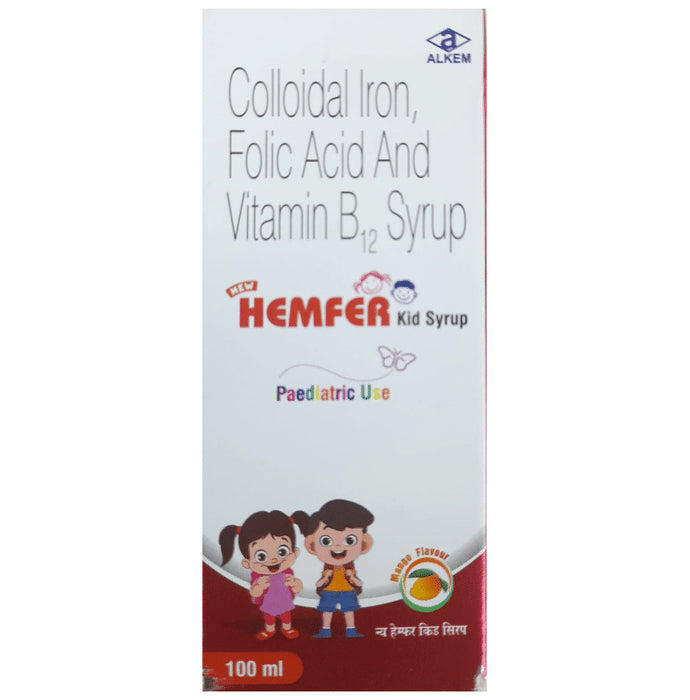 Buy New Hemfer Kid Syrup Mango Online | Classic Derma