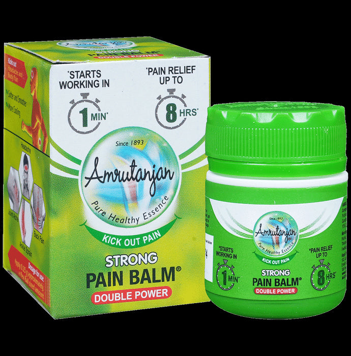 Amrutanjan Strong Double Power Pain Balm - Classic Derma