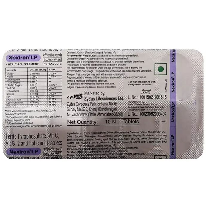 Nexiron LP Tablet - Classic Derma