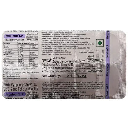 Nexiron LP Tablet - Classic Derma