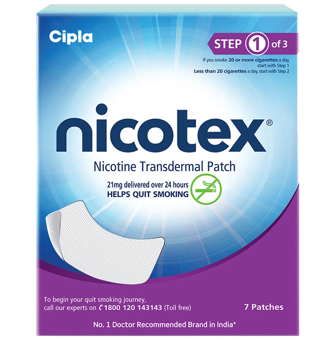 Nicotex 21mg Transdermal Patch - Classic Derma