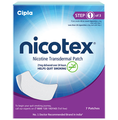 Nicotex 21mg Transdermal Patch - Classic Derma