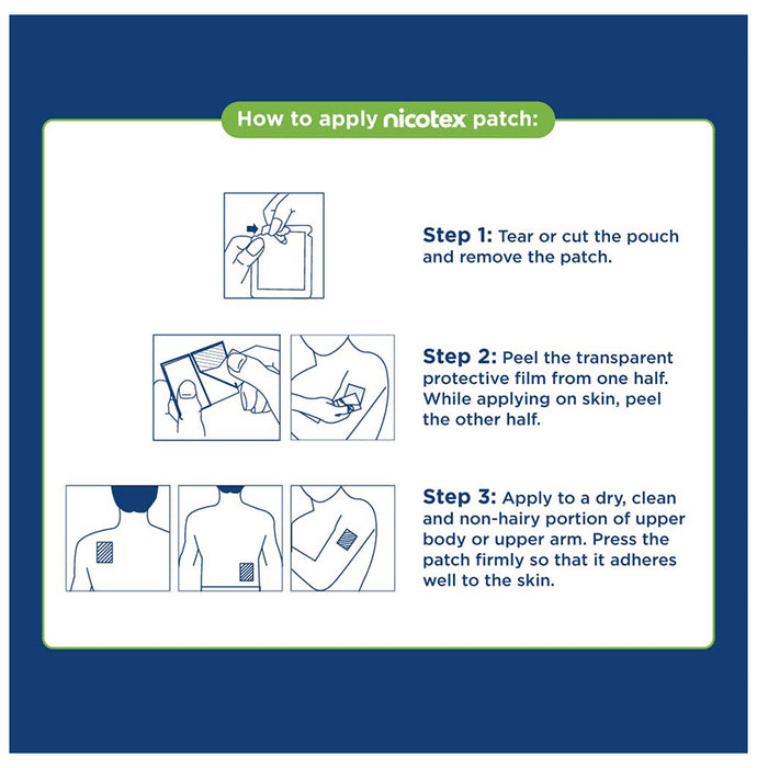 Nicotex 21mg Transdermal Patch