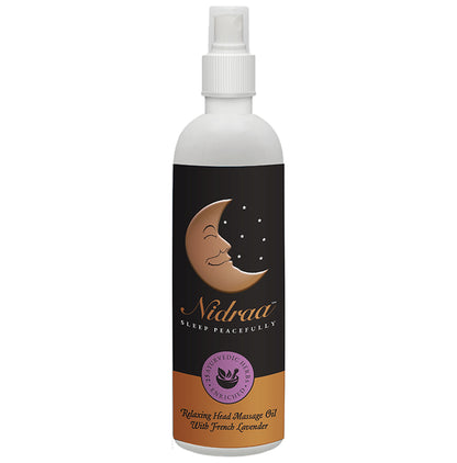 Nidraa Relaxing Head Massage Oil with French Lavender