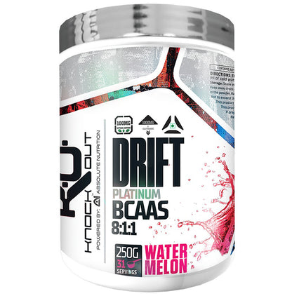 Knockout Drift Platinum BCAAS 8:1:1 Watermelon with Free Shaker - Classic Derma