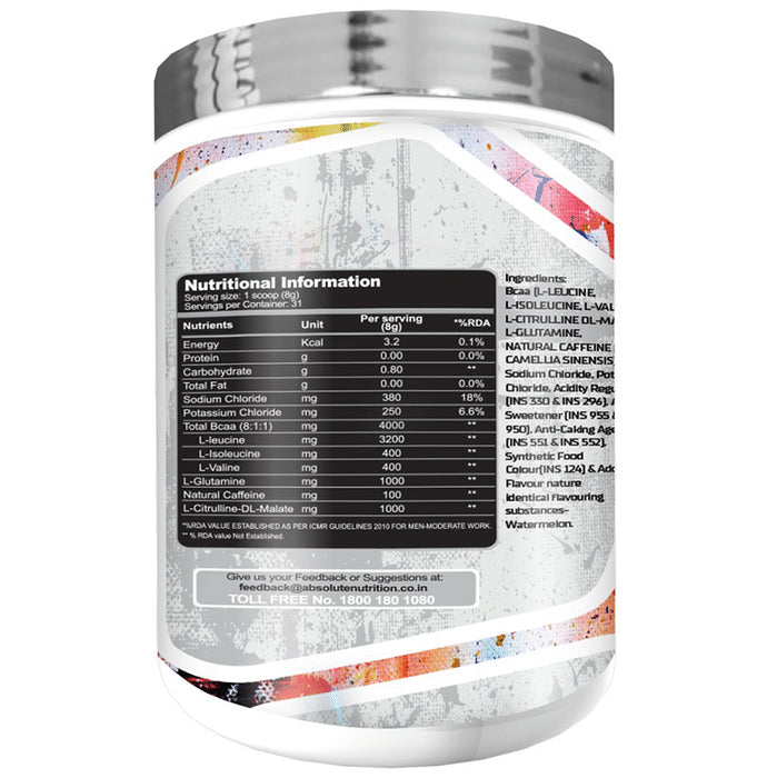 Knockout Drift Platinum BCAAS 8:1:1 Watermelon with Free Shaker