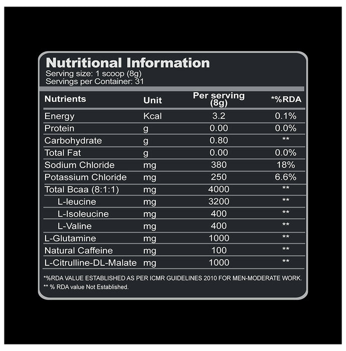 Knockout Drift Platinum BCAAS 8:1:1 Watermelon with Free Shaker