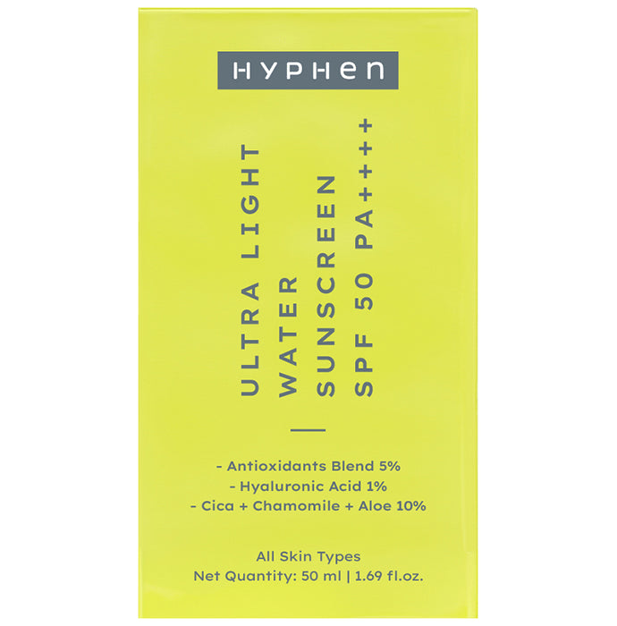 Hyphen Ultra Light Water Sunscreen SPF 50 PA ++++ - Classic Derma