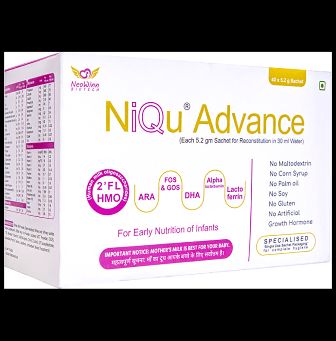 NiQu Advance Sachet - Classic Derma